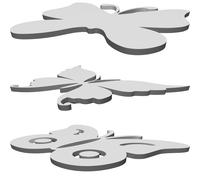 Butterfly Wall Art Decoration - Modern 3D Sculpture Mount for Contemporary Home