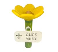 Butterfly Watering Station, Flower Shaped Bee Feeder Drinking Cups, Colorful Pollinator Friendly Feeder with Sturdy Base for Garden, Attracting Butterflies, Bees, Hummingbirds