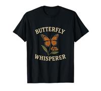 Butterfly Whisperer Native Plants Pollinator Garden Maglietta