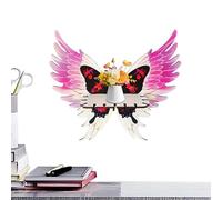 Butterfly Wing Corner Shelf, Angel Wing Wall Rack, Floating Display Stand, Space-Saving Design, Boho Style Decor, 1 Piece, Living Room, Bedroom, Home Accent Indoor and More