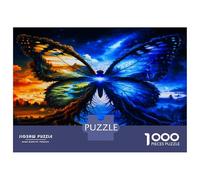 Butterfly Wing Glow 1000 Pezzi Puzzle Classico Cosmic Insect Radiance Bundle Puzzle Cartone Extra Spesso - Preferito Dai Collezionisti, Relax Mentale, Pause Ufficio, Viaggio E Regali Festivi 52x38cm/1
