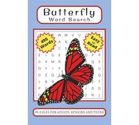 Butterfly Word Search Puzzle Book: 50+ Easy-to-Read Word Searches About Butterflies, Their Habitat, Life Cycle, and More | 6 x 9 Inch | 110 Pages