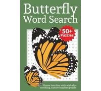 Butterfly Word Search Puzzle Book: Easy to Read Print Word Searches about Butterflies for Stress Relief and Relaxation | 6x9 inches, 110 pages | 50+ ... Gift for Vacations, Holidays, and Down Time