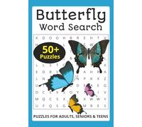 Butterfly Word Search Puzzle Book: with Easy to Read Print about Butterflies, Insects, Flowers and More | 6x9 inches, 110 pages | 50+ Puzzles ...