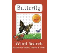 Butterfly Word Search Puzzle Book: Word Searches with Easy to Read Print about Butterflies, Butterfly Gardens, Colorful Butterflies and More | 6x9 ... Gift for Vacations, Holidays and Free Times