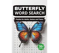 Butterfly Word Search Puzzle Book: Word Searches With Large Print About Butterflies |6x9 inches 110 pages| 50+ Puzzles…Gift For Adults, Seniors and Teens and Anxiety Relief