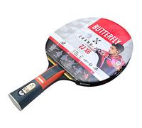 Butterfly Zhang Jike ZJX 6, Racchetta da ping pong professionale, unisex, colore Nero/Rosso, Full size