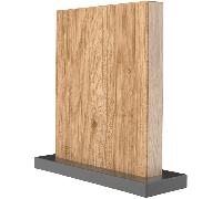 Butterfork Knives Stand Quercia Bianc Alluminio (Con Magnete), -, -
