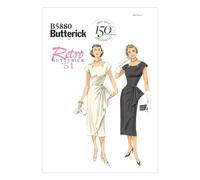 Butterick B5880 - Cartamodello da Cucito Elegante e alla Moda BTK 5880 E5 (14-22) Deu. Gr. 40-48