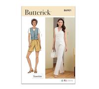 Butterick B6901A5 Abbigliamento sportivo da donna A5 (6-8-10-12-14)