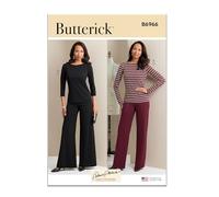 BUTTERICK B6966E5 Maglie e Pantaloni da donna E5 (14-16-18-20-22)