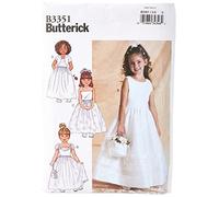 Butterick, Cartamodelli per Abito Bambina in 4 Varianti, con Bolero