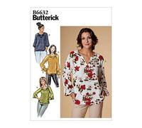 Butterick Cartamodello 6632 (E5) - Cartamodello per top da donna 14-22 B6632E5 14-22