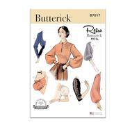 BUTTERICK Cartamodello B7017A - Cartamodello per abiti e camicette A (S-M-L-XL)