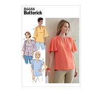 Butterick - Cartamodello per cucito, carta, colore bianco