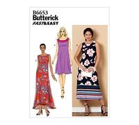 Butterick - Cartamodello per cucito, colore: bianco