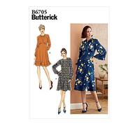 Butterick Paper Pattern-B6705A5-MISSES-DRESS - Cartamodello A5 (6-8-10-12-14)