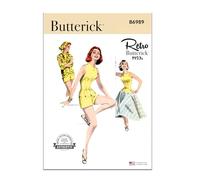 BUTTERICK Paper Pattern B6989H5 - Cartamodello per tuta, camicetta e gonna da donna, taglie 38-42-46