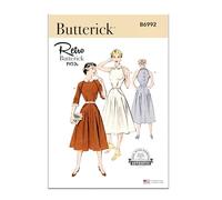 BUTTERICK Paper Pattern B6992D5 - Cartamodello per abito da donna con maniche varie