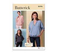 BUTTERICK Paper Pattern B6996K5 - Cartamodello per top da donna di Palmer/Pletsch K5 (8-10-12-14-16)