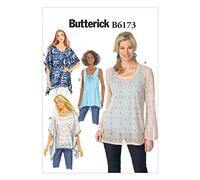 Butterick Patterns 6173 E5 - Cartamodello per Abito da Donna, Taglie: UK 14-16 - 18-20 - 22 (IT 46-54)