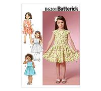Butterick Patterns 6201 Cdd Taglie 2/3/4/5 Bambini/Ragazze Vestito