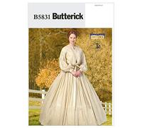 Butterick Patterns, B5787 - Cartamodello per Abito da Donna, Colore: Bianco