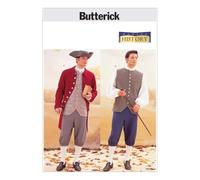 Butterick Patterns Historical Costume (Coat, Vest, Shirt, Pants And Hat) - 38-40 - 42 Pattern
