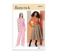 BUTTERICK Sewing Pattern B7012K5 - Cartamodello per giacca, gonna e pantaloni da donna, taglie dalla 40 alla 46