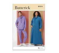 BUTTERICK Sewing Pattern B7014BB - Cartamodello per abito da donna, top e pantaloni, taglie 1X-5XL