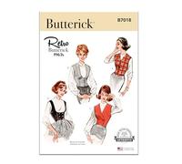 Butterick Sewing Pattern B7018H5 - Cartamodello per gilet da donna in quattro stili H5 (38-42-46)