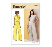 BUTTERICK Sewing Pattern B7028H5 - Cartamodello per maglia da donna con cintura e pantaloni H5