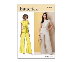 BUTTERICK Sewing Pattern B7028H5 - Cartamodello per maglia da donna con cintura e pantaloni H5