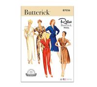 BUTTERICK Sewing Pattern B7036H5 - Cartamodello per tuta, vestito e fusciacca da donna, taglie dalla 38 alla 46