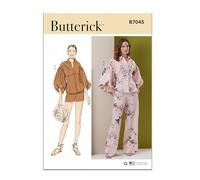 Butterick Sewing Pattern B7045K5 - Cartamodello per top, pantaloncini e pantaloni da donna, taglie dalla 40 alla 46