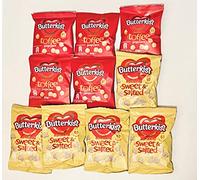 Butterkist croccante Toffee e popcorn dolce e salato. 10 confezioni individuali. 5 x popcorn dolce e salato & 5 popcorn Toffee