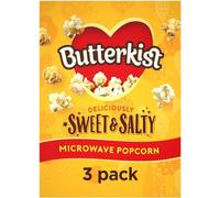 Butterkist Popcorn dolce e salato al microonde, 3 x 60g
