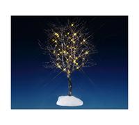 Lemax Albero di Natale Butternut Tree con luce LED chiara metallo H24,3x13x12,3 cm