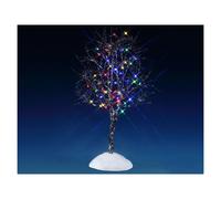 LEMAX Albero di natale Butternut luci led multicolore "Butternut Tree" in metallo H24,3x13x12,3 cm
