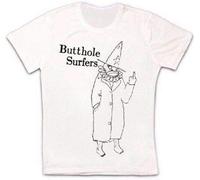 Butthole Surfers Clown Music Noise Punk Hard Rock Retro Men T Shirt White L