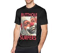 Butthole Surfers Locust Abortion Technician Texture Men's T-Shirt Graphic Unisex Black Top Shirt M
