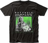 Butthole Surfers T-Shirt Black Cotton Unisex Black Black XL