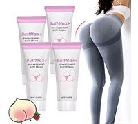 ButtMax+ Enhancement Butt Cream, Enhancement Butt Cream, Hip Lift Up & Bigger Buttock Cream, Butt Enhancement Cream Fast Growth, Buttmax Improving Hip Sagging, Firming and Liftin Butt (4 Pcs)
