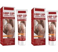 Buttock Enhancement Cream, Butt Enlarge Booty Hip Lift Up Enhance Massage, Hip Lift Up Cream for Bigger Butt,Firming and Lifting, 60g. (2pcs)