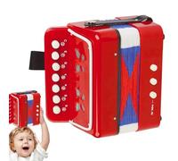 Button Accordion for Kids - Children's Music Instrument, Educational Toy | Lightweight Accordion Toy with 7 Buttons, Mini Keyboard for todlers, Fun Musical Activity for Learning at Home, Sch