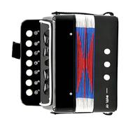 Button Accordion for Kids - Children's Music Instrument, Educational Toy | Lightweight Accordion Toy with 7 Buttons, Mini Keyboard for todlers, Fun Musical Activity for Learning at Home, Sch