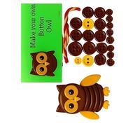 Button Art Set Costruisci la tua decorazione a forma di animale, include corda e set di animali colorati