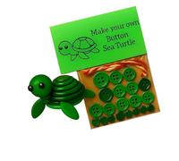 Button Art Set Costruisci la tua decorazione a forma di animale, include corda e set di artigianato colorato con animali