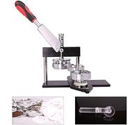 Button Badge Maker Machine, Punch Press Pin Maker, Multipla Stampi, 600 Pulsante Parti + Circle Cutter, Metrico, Arti E Mestieri, Celebrazioni, Feste, Bottoni Personalizzati + More (25MM),Attrezzatur