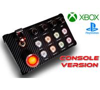 Button Box Console Sim Racing Competizione Pulsanti Luminosi RGB Start Engine
